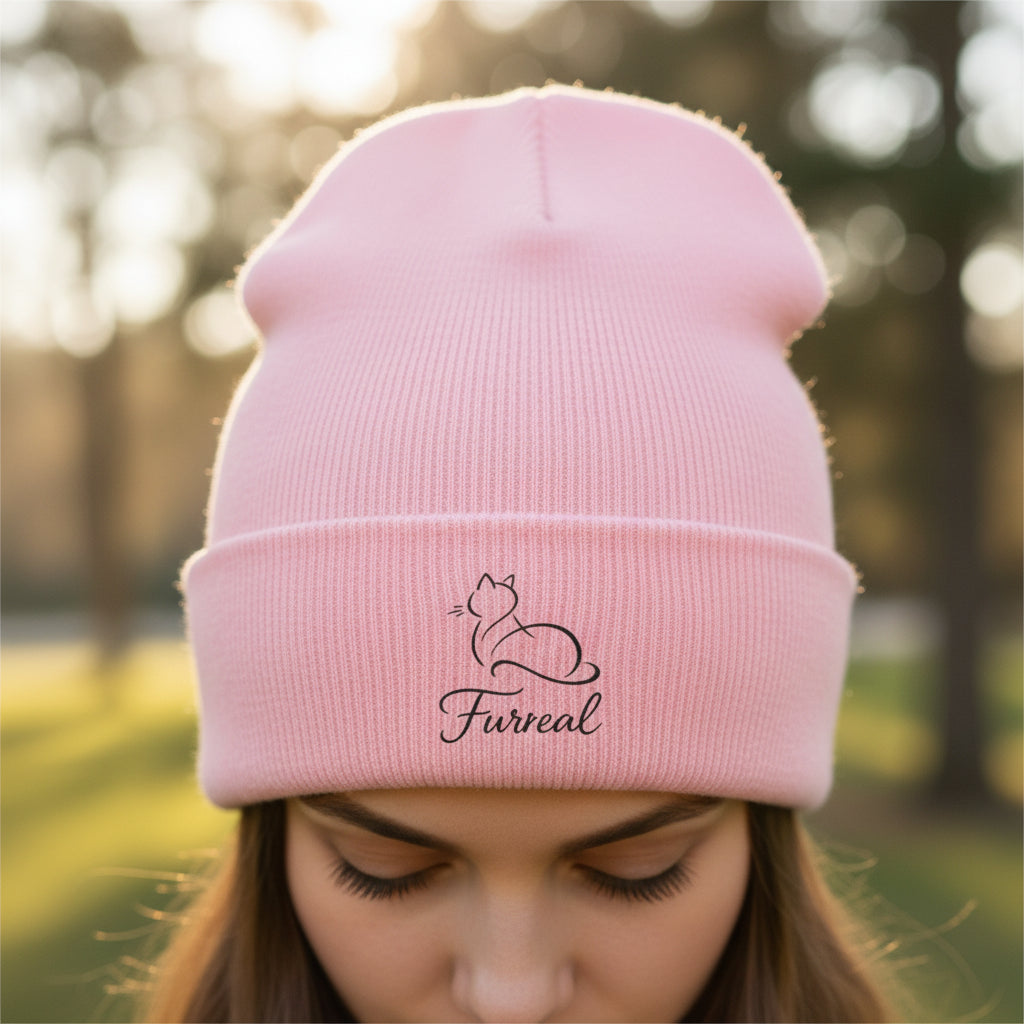 Furreal Knit Beanie – Cozy Cat Lover Winter Hat