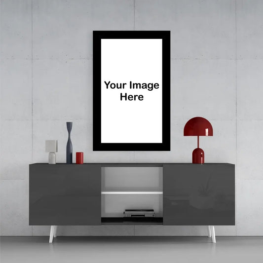 Bordered Custom Print on Glass