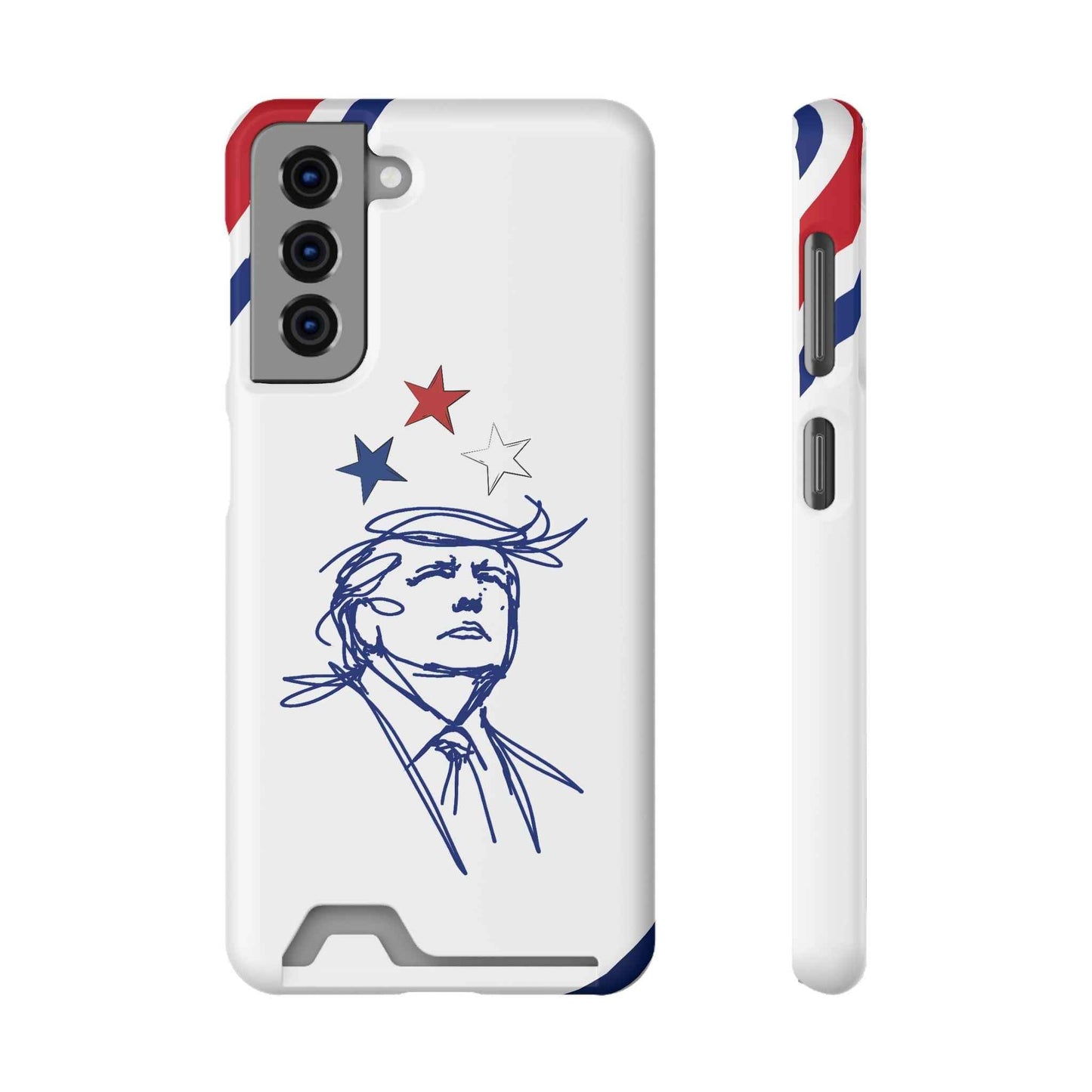 Minimal Line Portrait Samsung Case — Say Less Edition