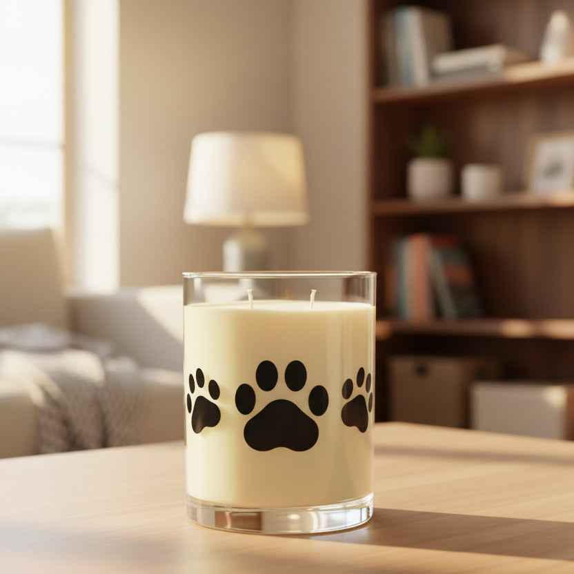 Paws & Reflect Soy Candle – Calm, Cozy, Slightly Judgmental