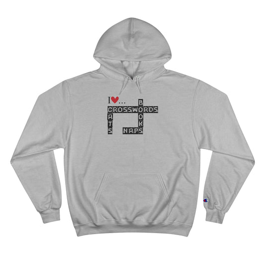Crosswords and Cats Hoodie
