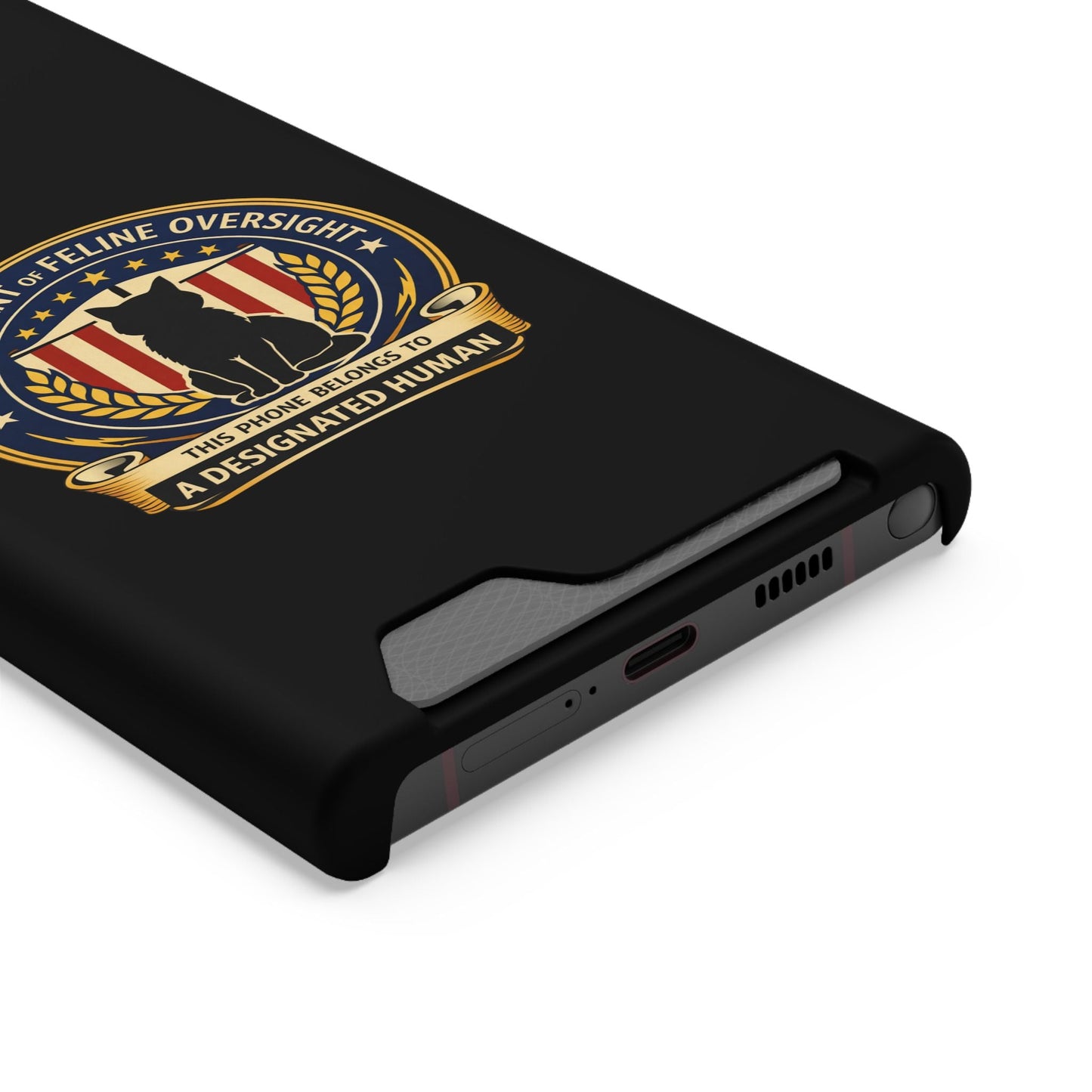 Department of Feline Oversight MagSafe iPhone Case — Designated Human Edition
