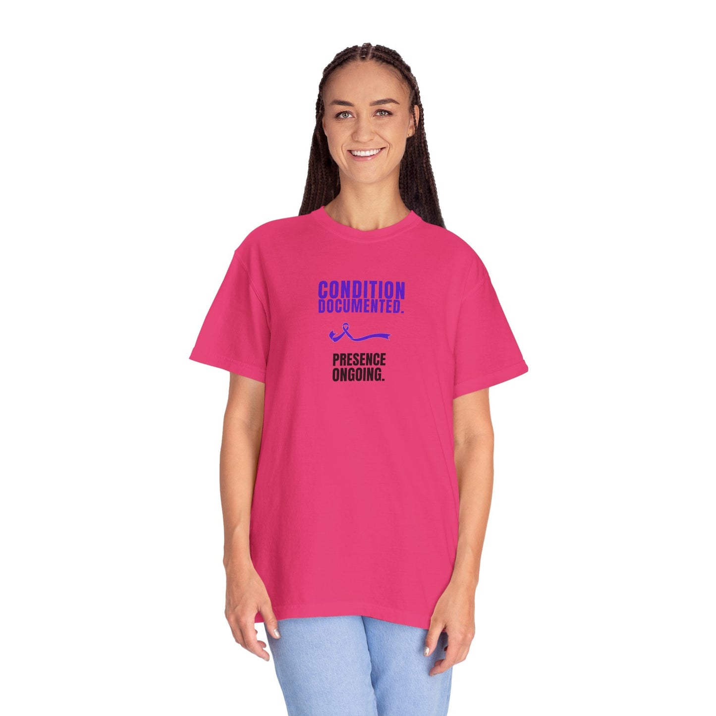 Condition Documented. Presence Ongoing. – Epilepsy Awareness T-Shirt