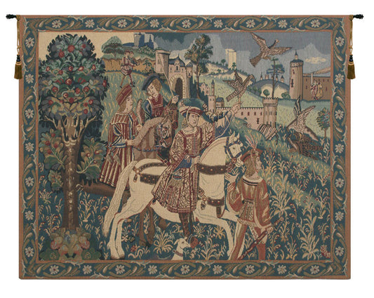 Falcon Hunt II Tapestry Wholesale