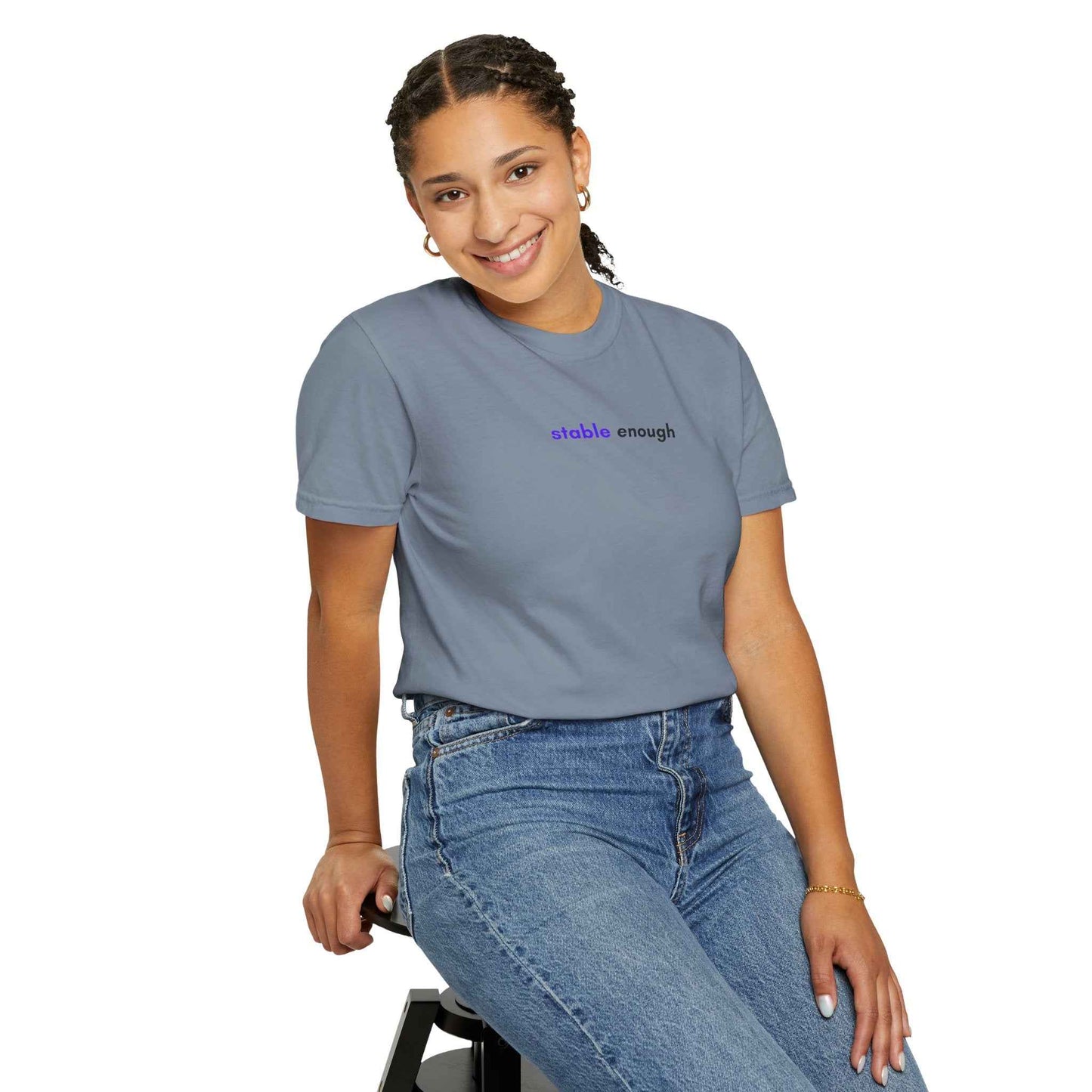 Stable Enough Epilepsy Awareness T-Shirt | Minimal Awareness Tee
