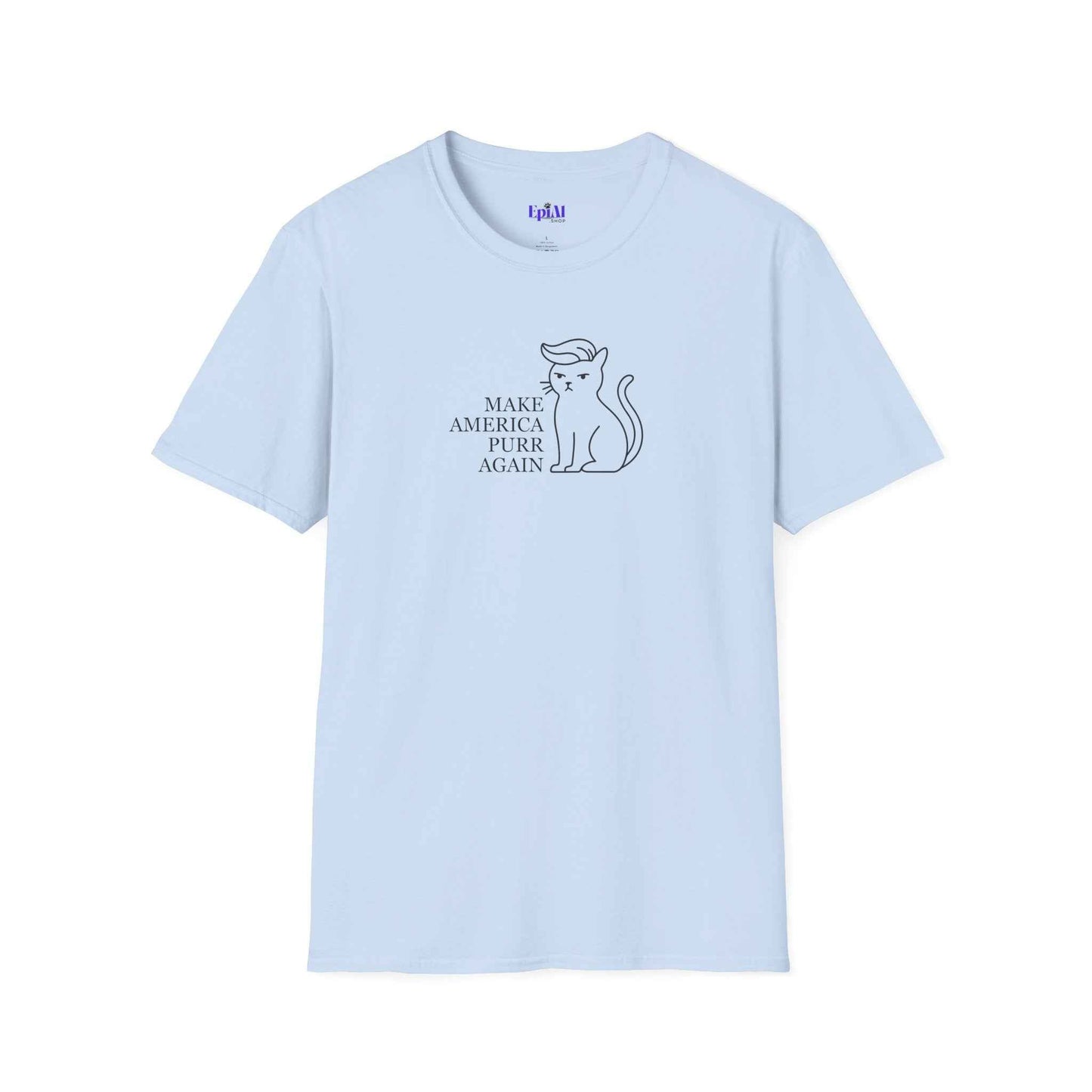 Make America Purr Again T-Shirt – Funny Cat Parody Tee