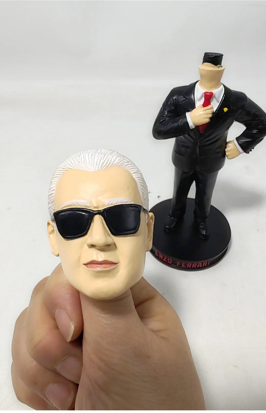 Enzo Ferrari figurine BobbleHead 7”