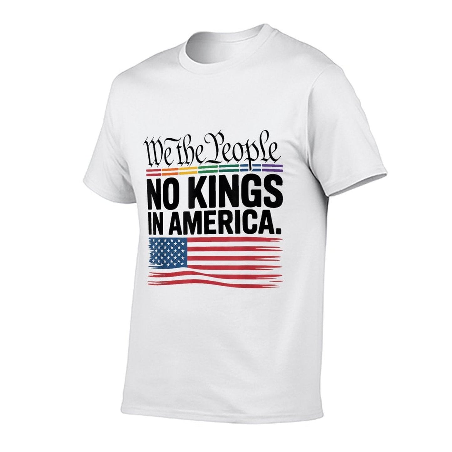 No Kings In America We The People Political Men Women  Soft T-Shirt