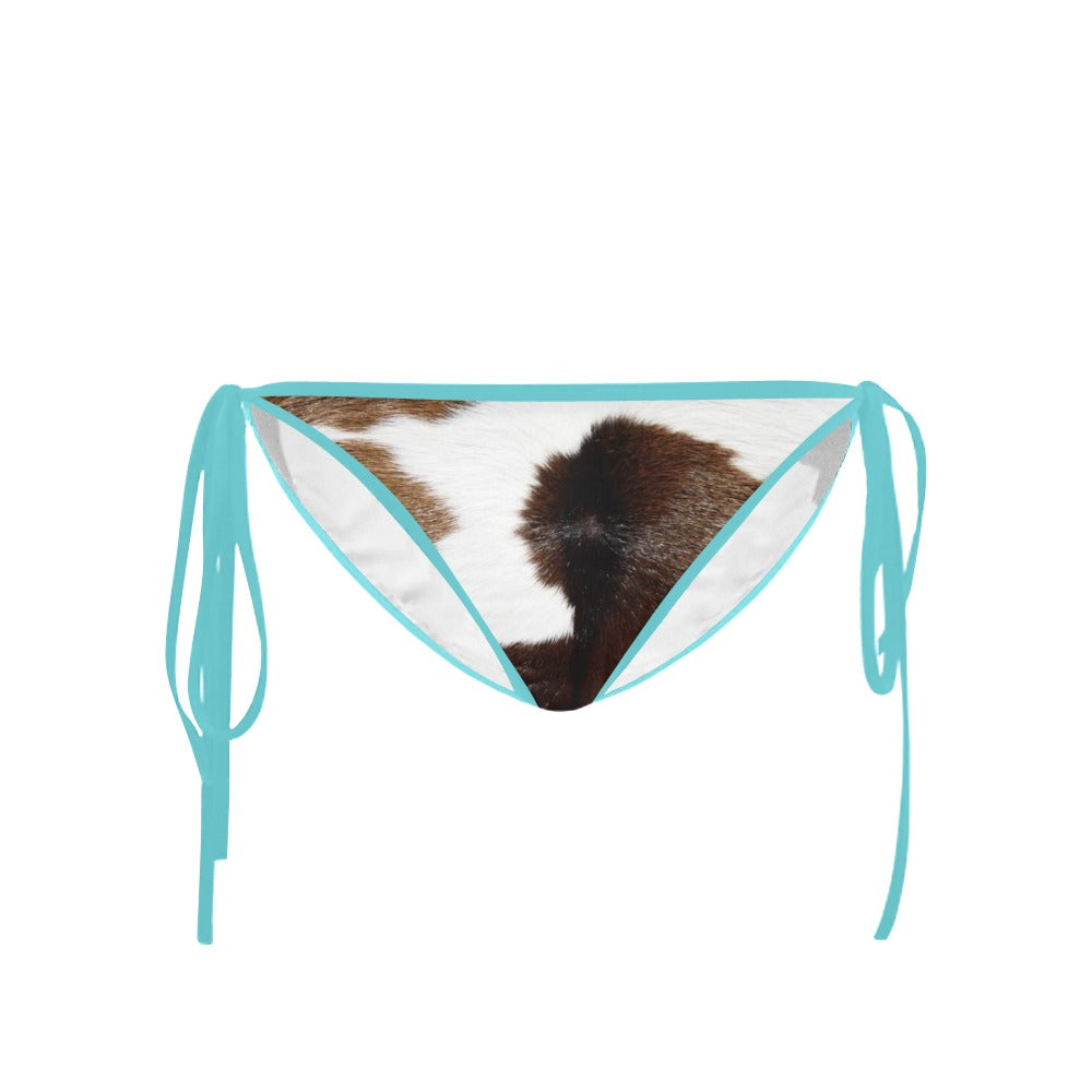 Cow Print Bikini Tops and Bottoms Sold Separately
