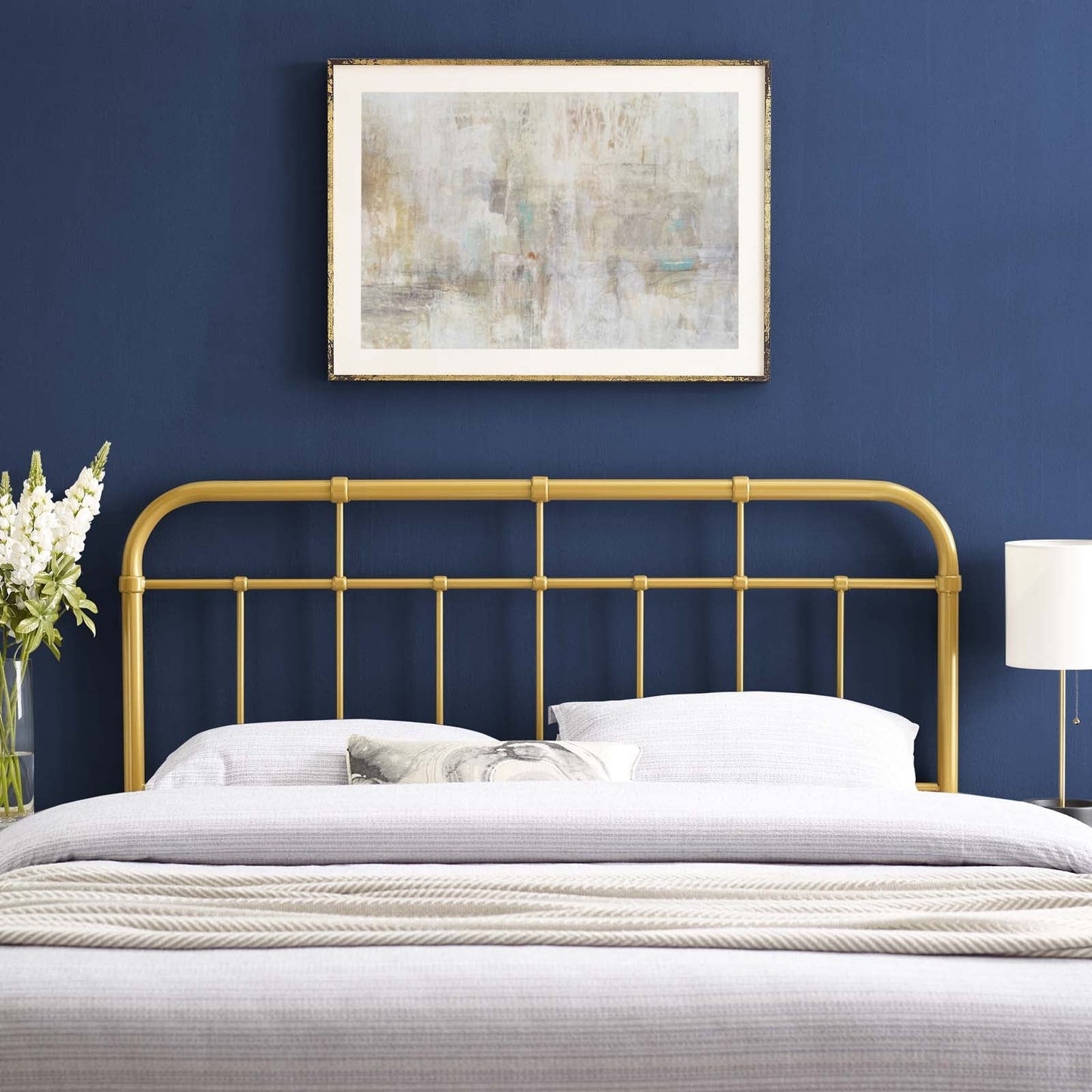 Alessia Metal King Headboard by Modway