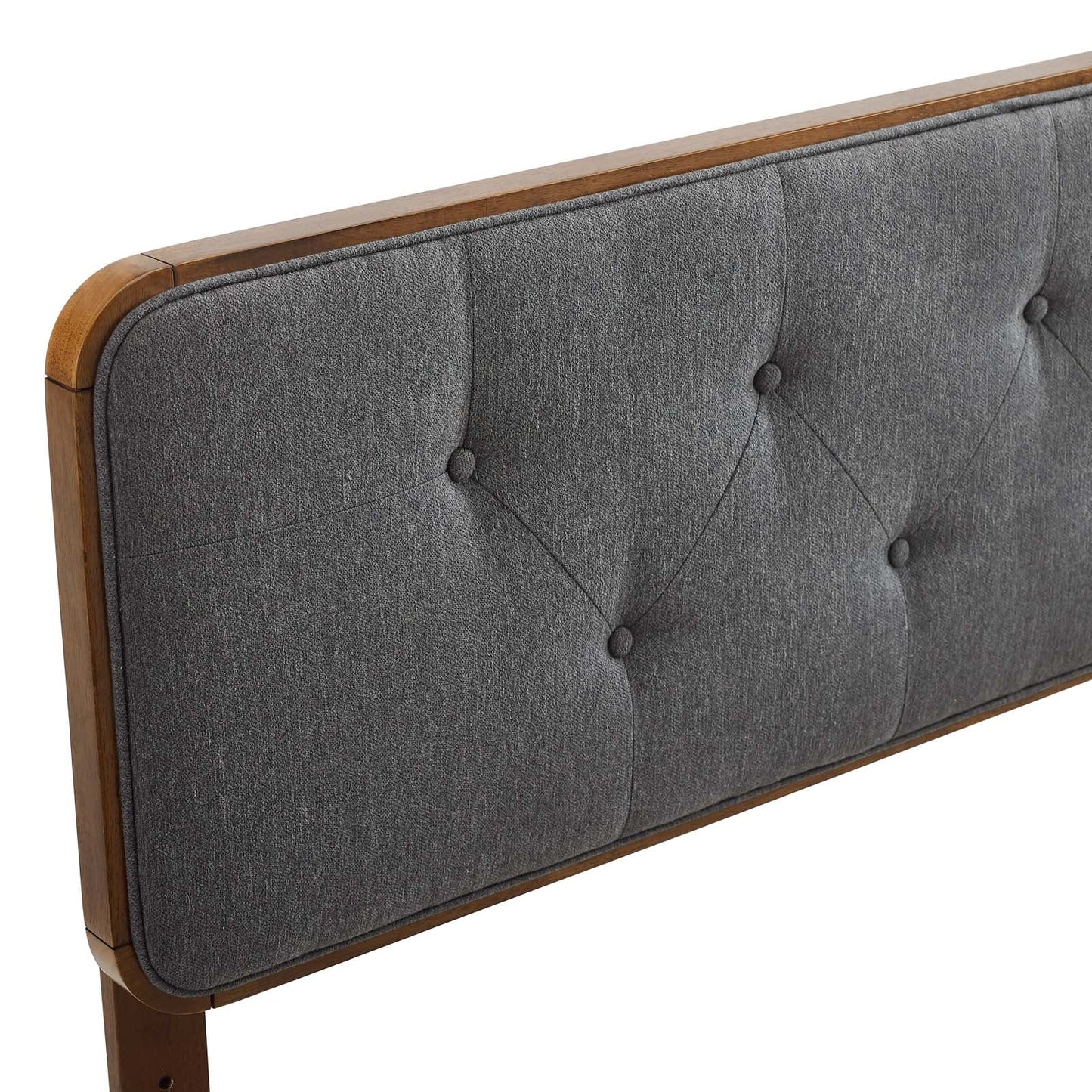 Collins Tufted Fabric and Wood Full Headboard by Modway