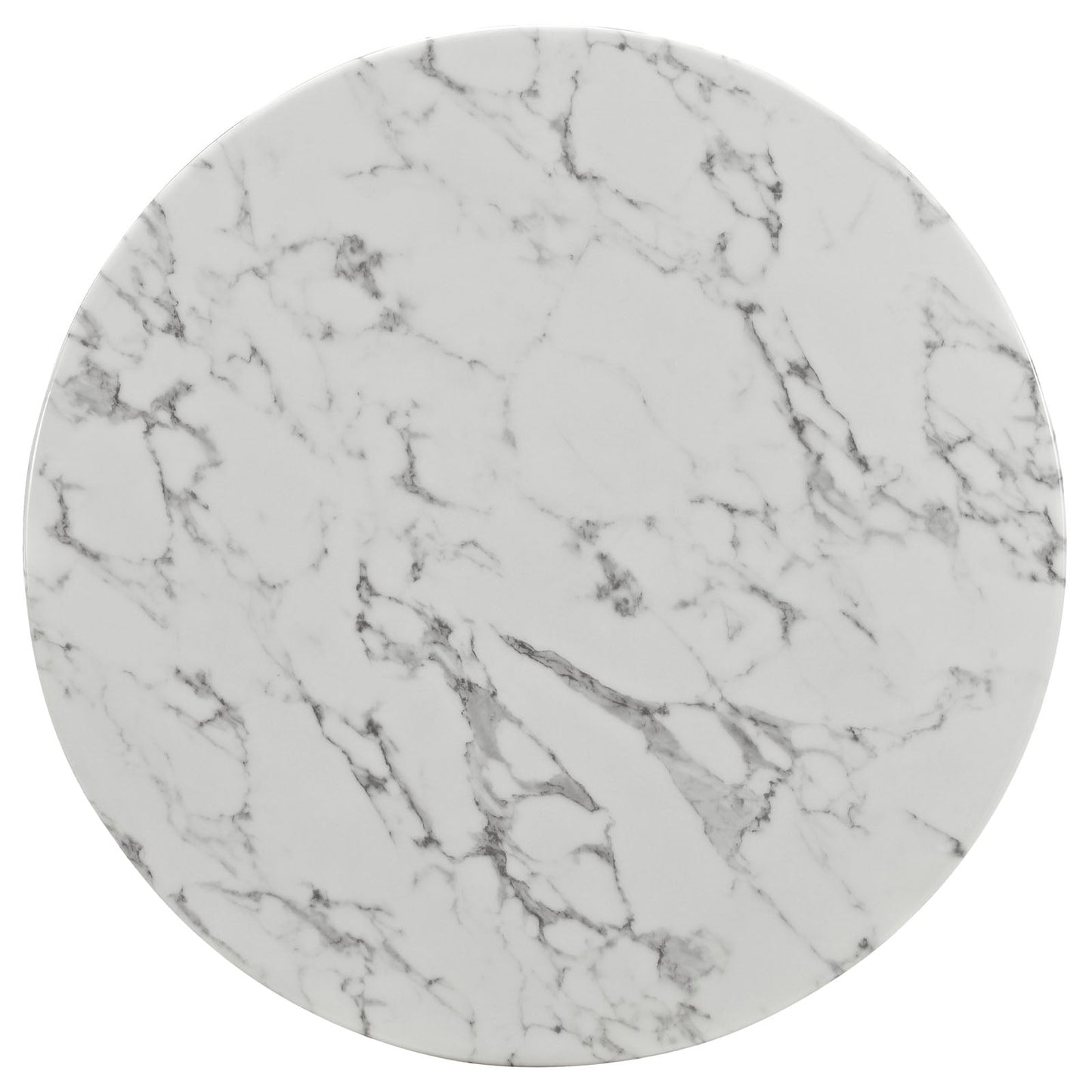 Lippa 36" Round Faux Marble Dining Table by Modway