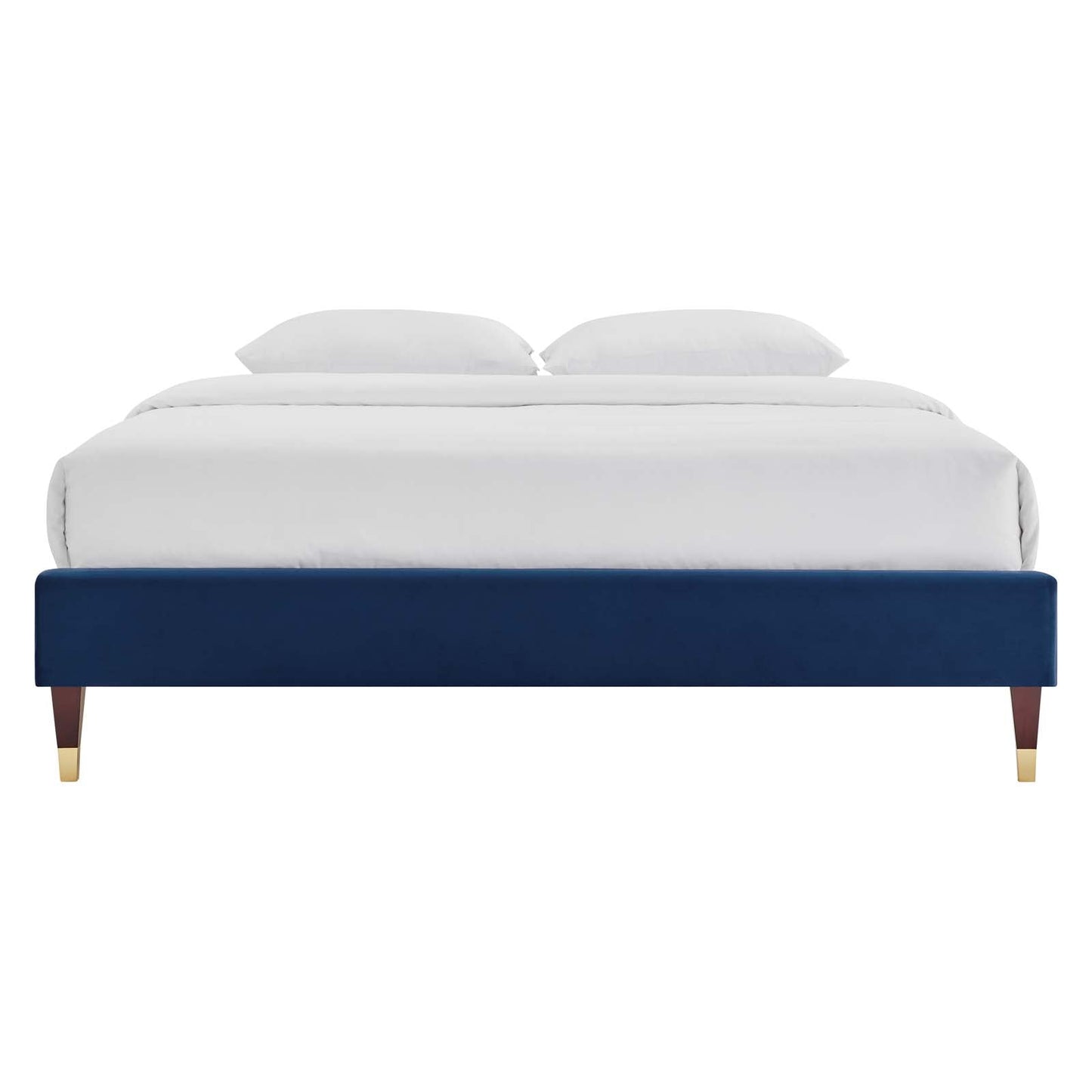 Harlow Performance Velvet Queen Platform Bed Frame by Modway