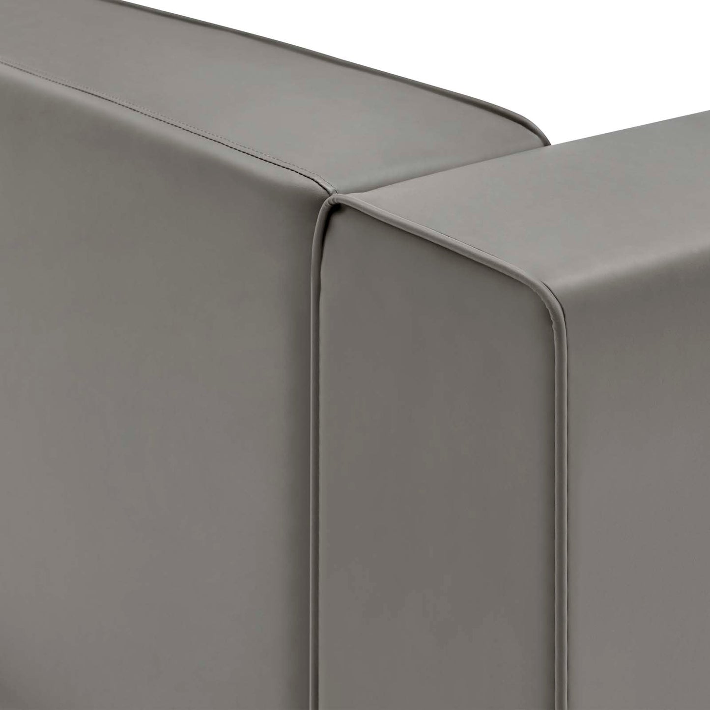 Mingle Vegan Leather Right-Arm Chair by Modway
