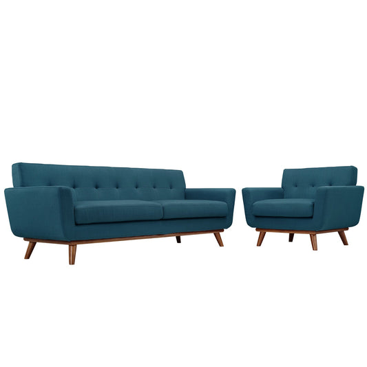 Engage Armchair and Sofa Set of 2 by Modway