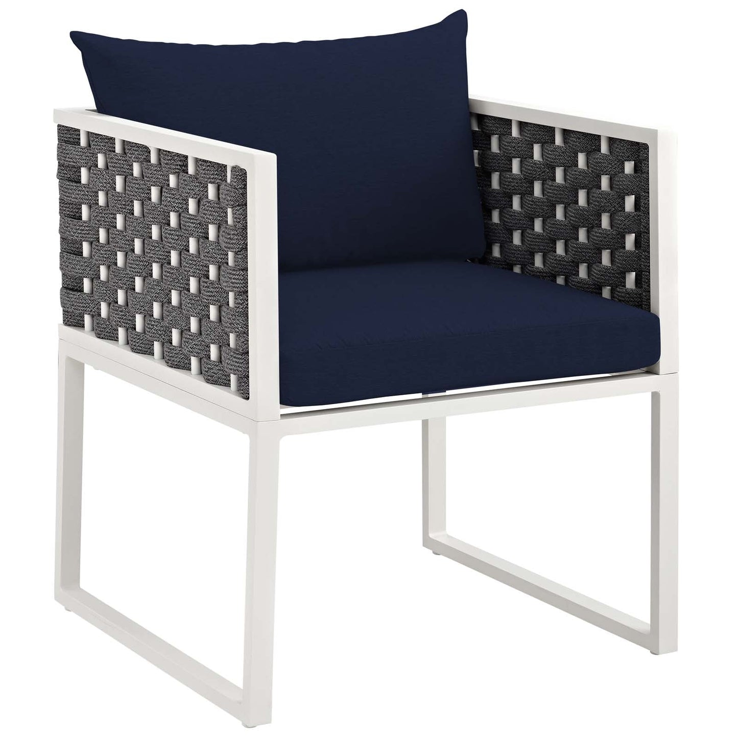 Stance 7 Piece Outdoor Patio Aluminum Dining Set by Modway