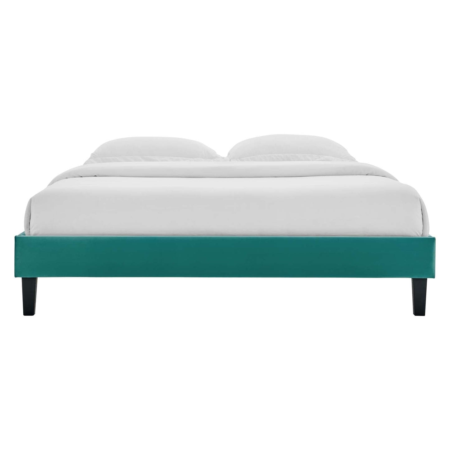 Reign Performance Velvet Twin Platform Bed Frame by Modway