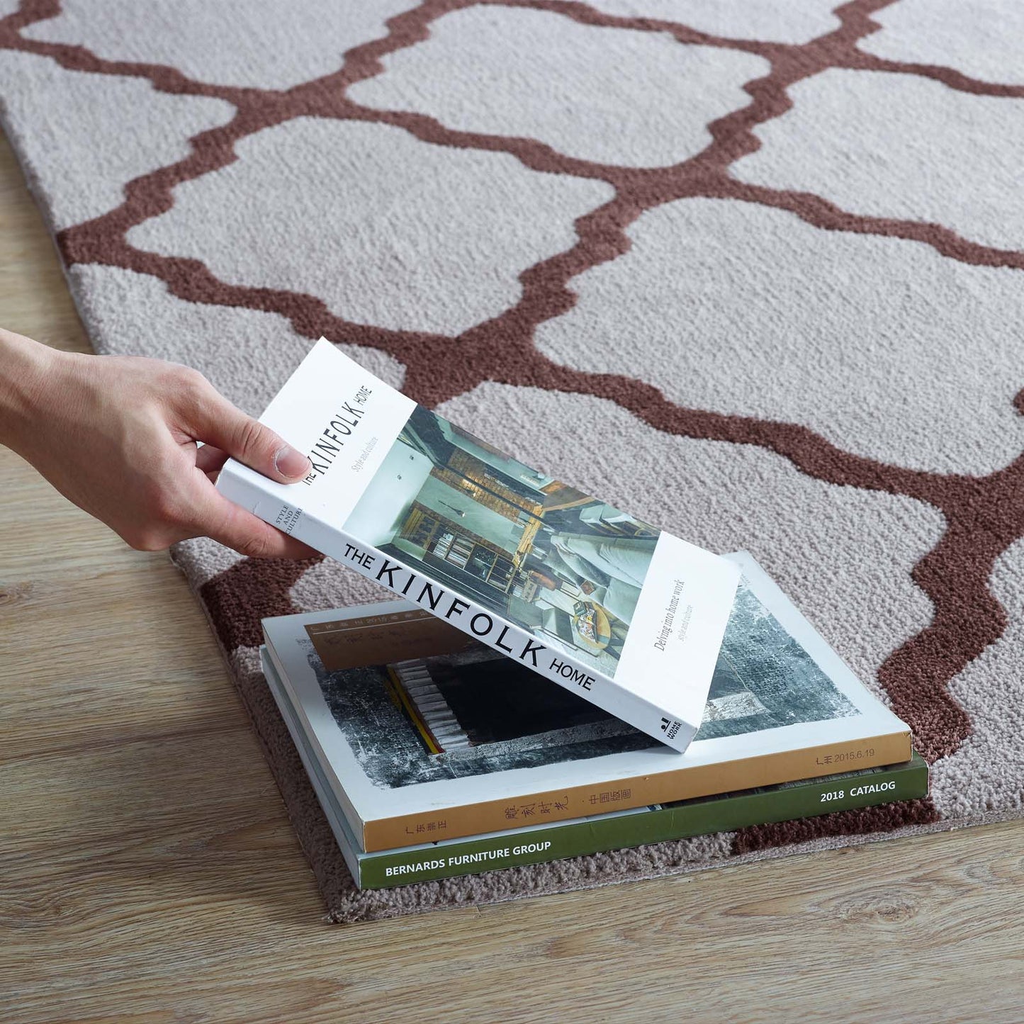 Marja Moroccan Trellis 5x8 Area Rug by Modway