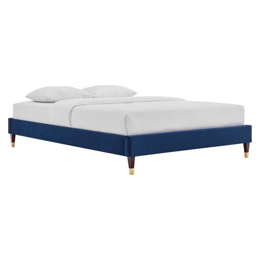 Harlow Performance Velvet Full Platform Bed Frame by Modway