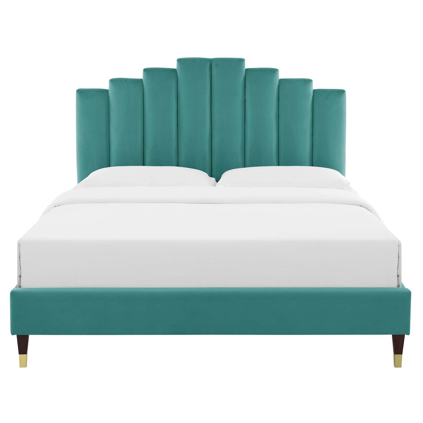 Elise Performance Velvet Full Platform Bed by Modway