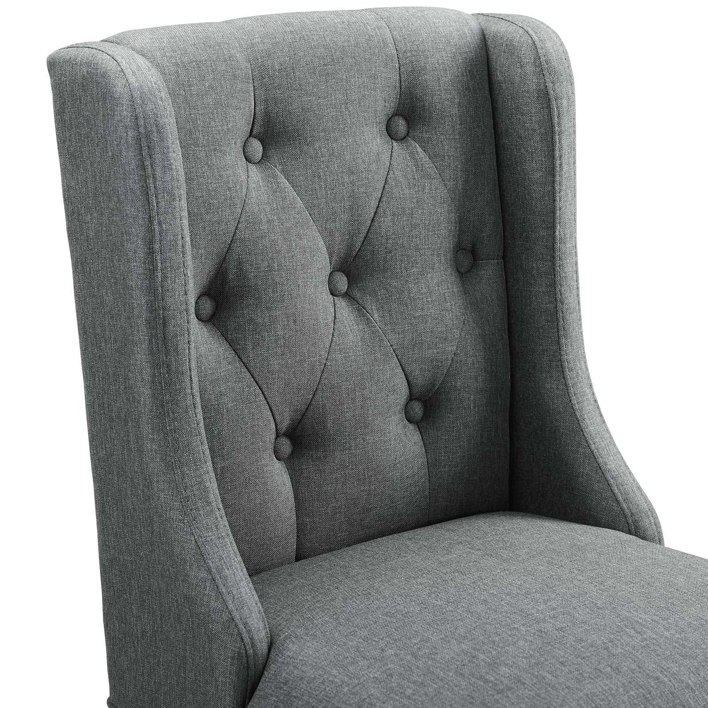 Baronet Upholstered Fabric Counter Bar Stool Set of 2 by Modway