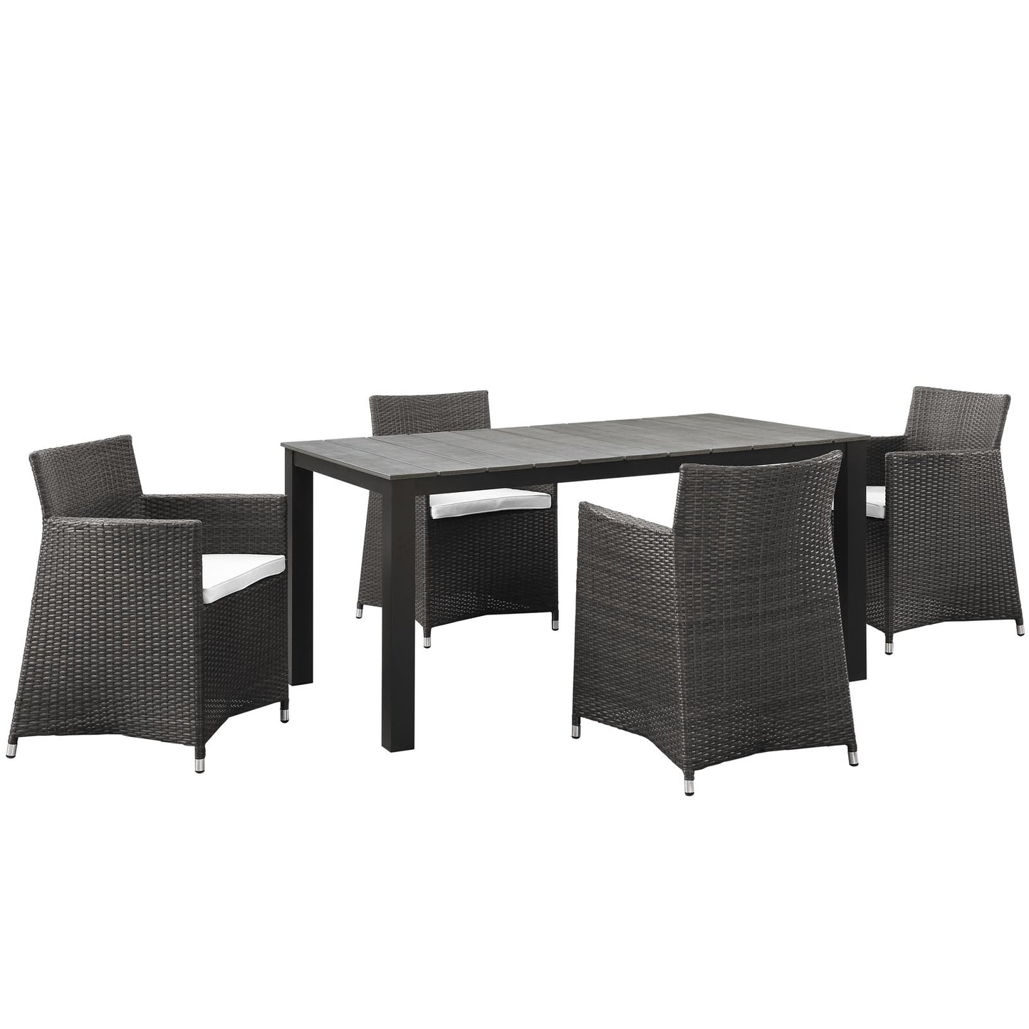 Junction 5 Piece Outdoor Patio Dining Set by Modway