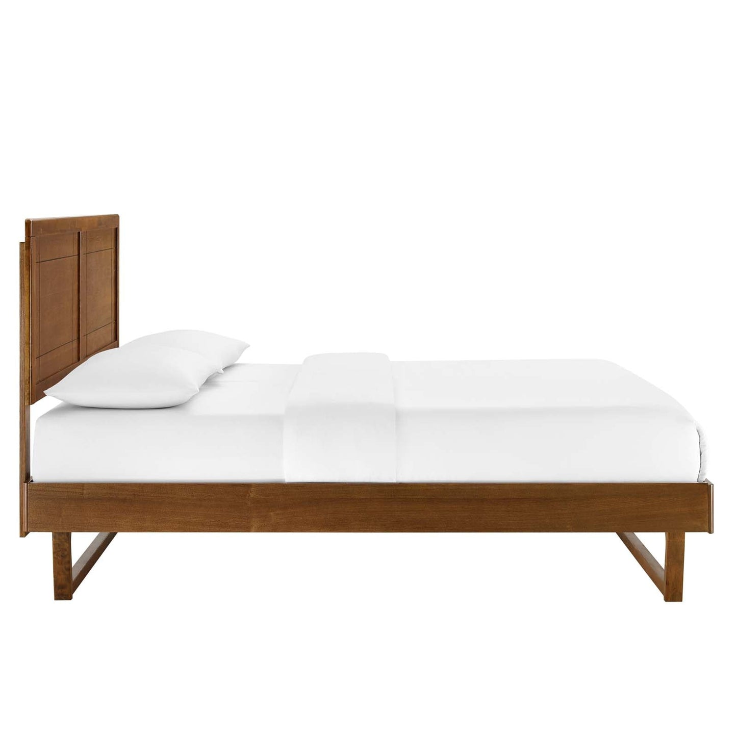 Marlee Wood Queen Platform Bed With Angular Frame by Modway