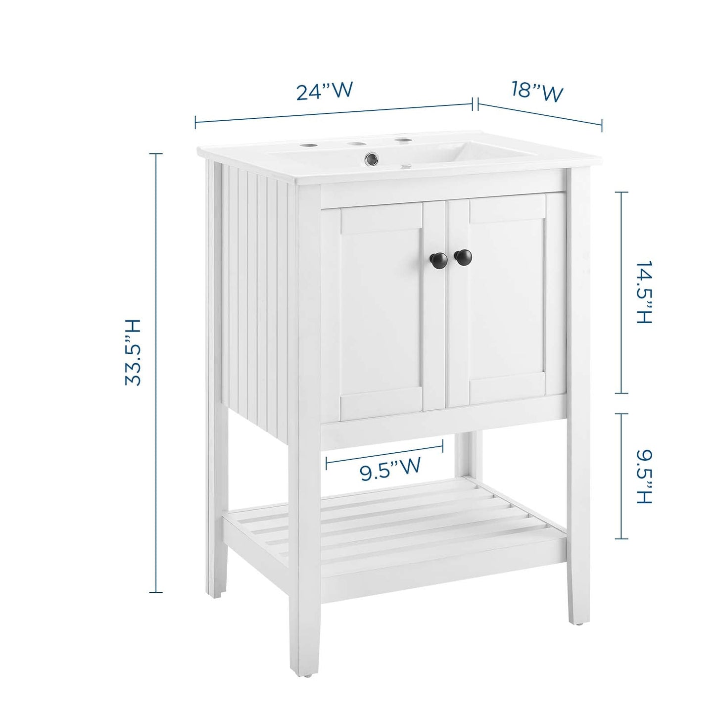Prestige 24" Bathroom Vanity by Modway