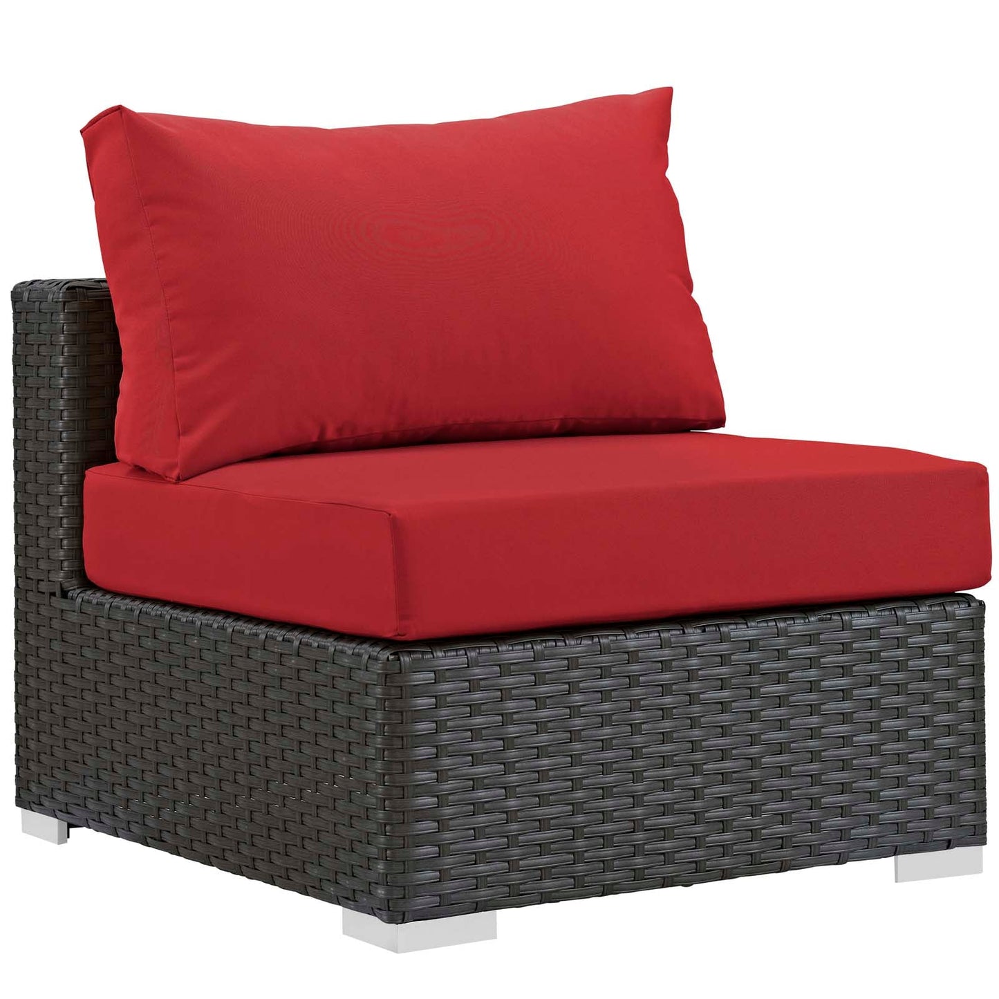 Sojourn 5 Piece Outdoor Patio Sunbrella¨ Sectional Set by Modway