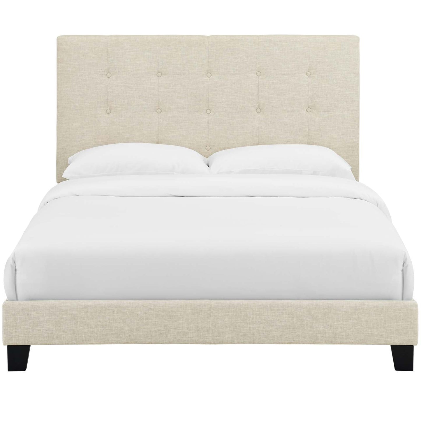 Melanie Tufted Button Upholstered Fabric Full Platform Bed by Modway