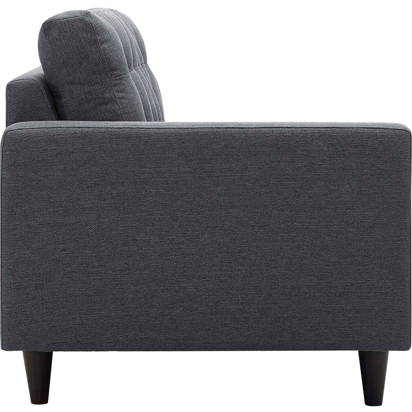 Empress Left-Facing Upholstered Fabric Loveseat by Modway
