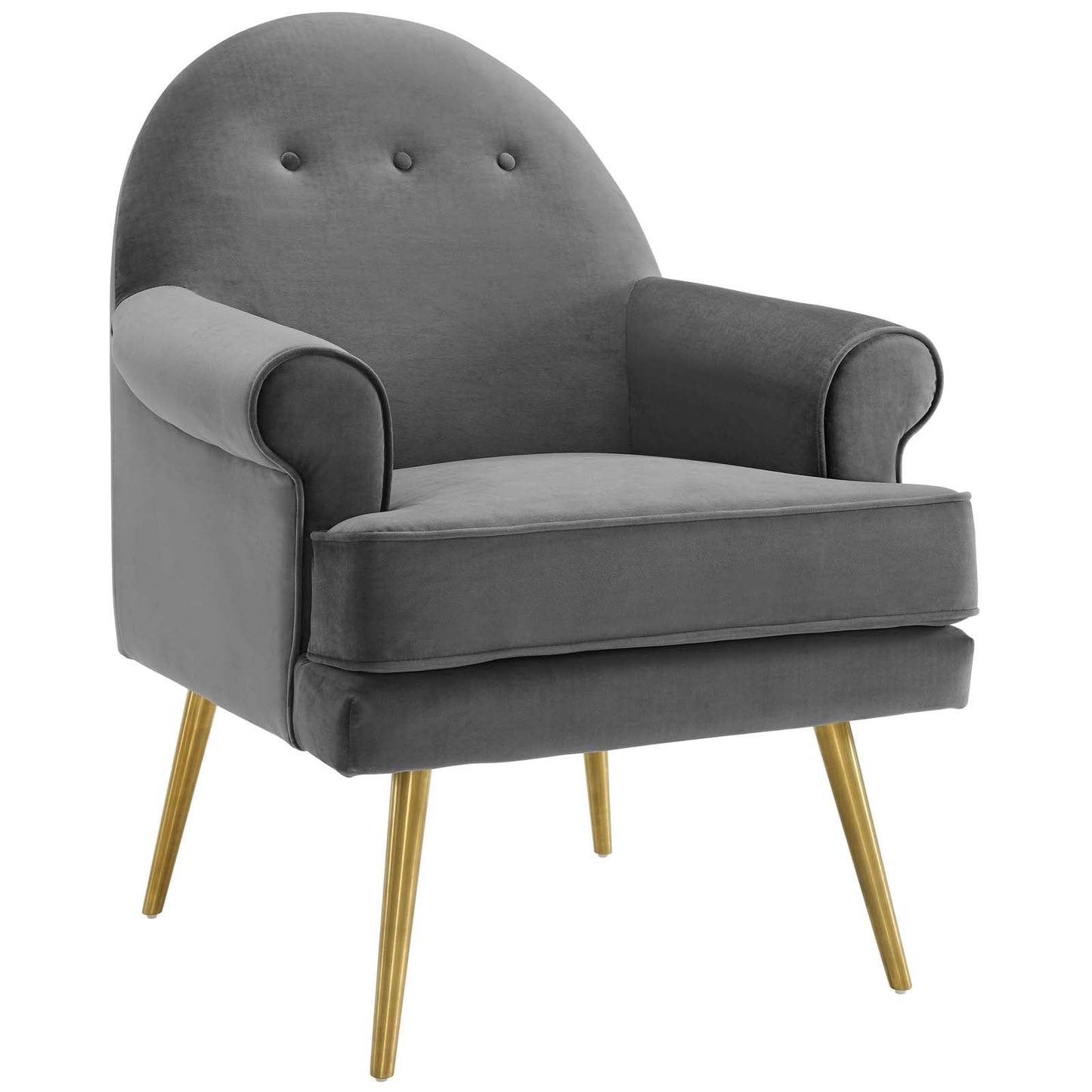 Revive Performance Velvet Armchair Set of 2 by Modway
