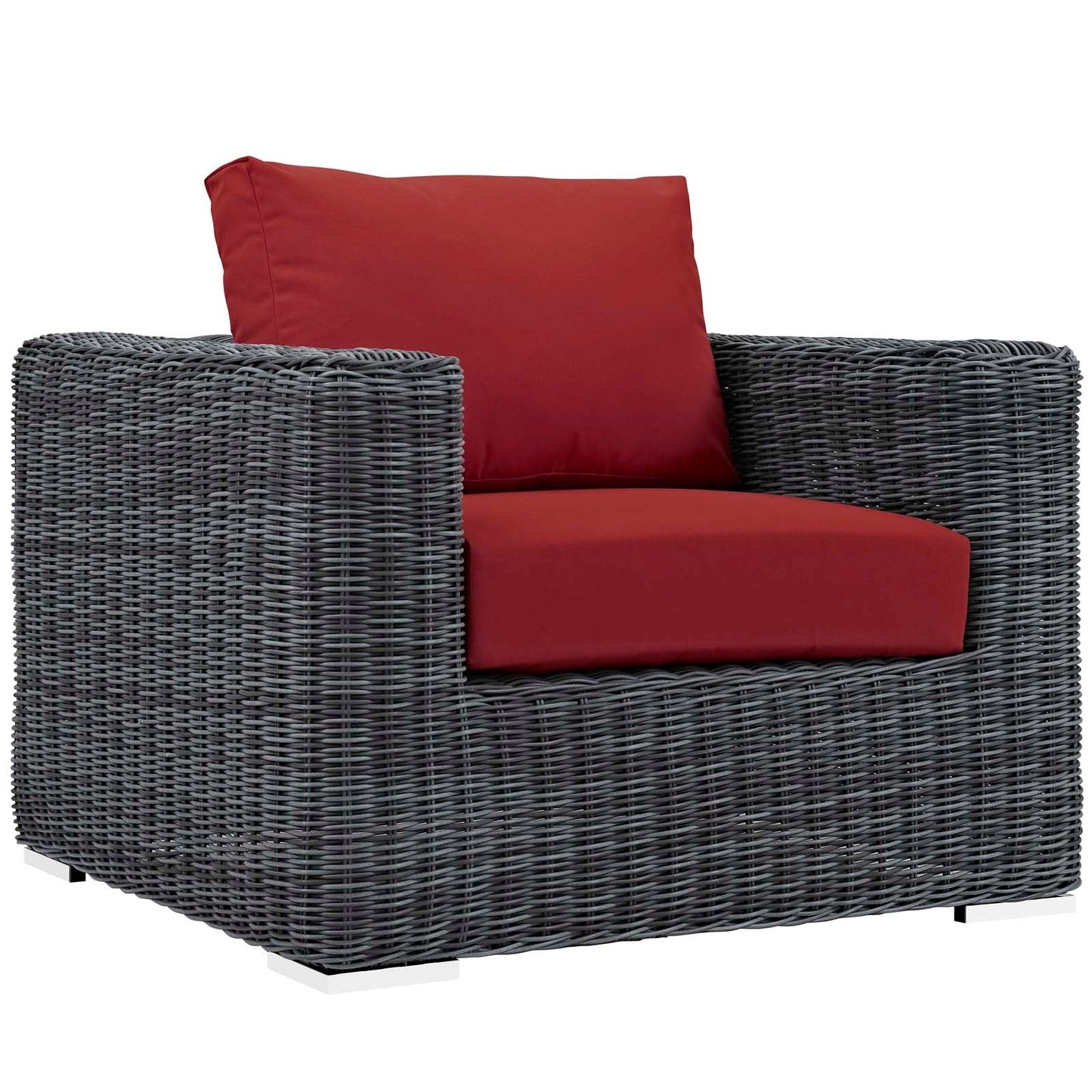 Summon 5 Piece Outdoor Patio Sunbrella¨ Sectional Set by Modway