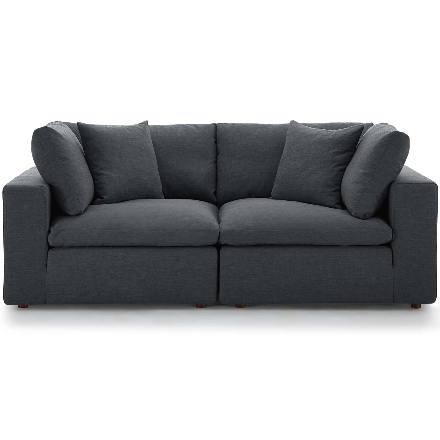 Commix 2 Piece Down Filled Overstuffed Sectional Sofa Set by Modway