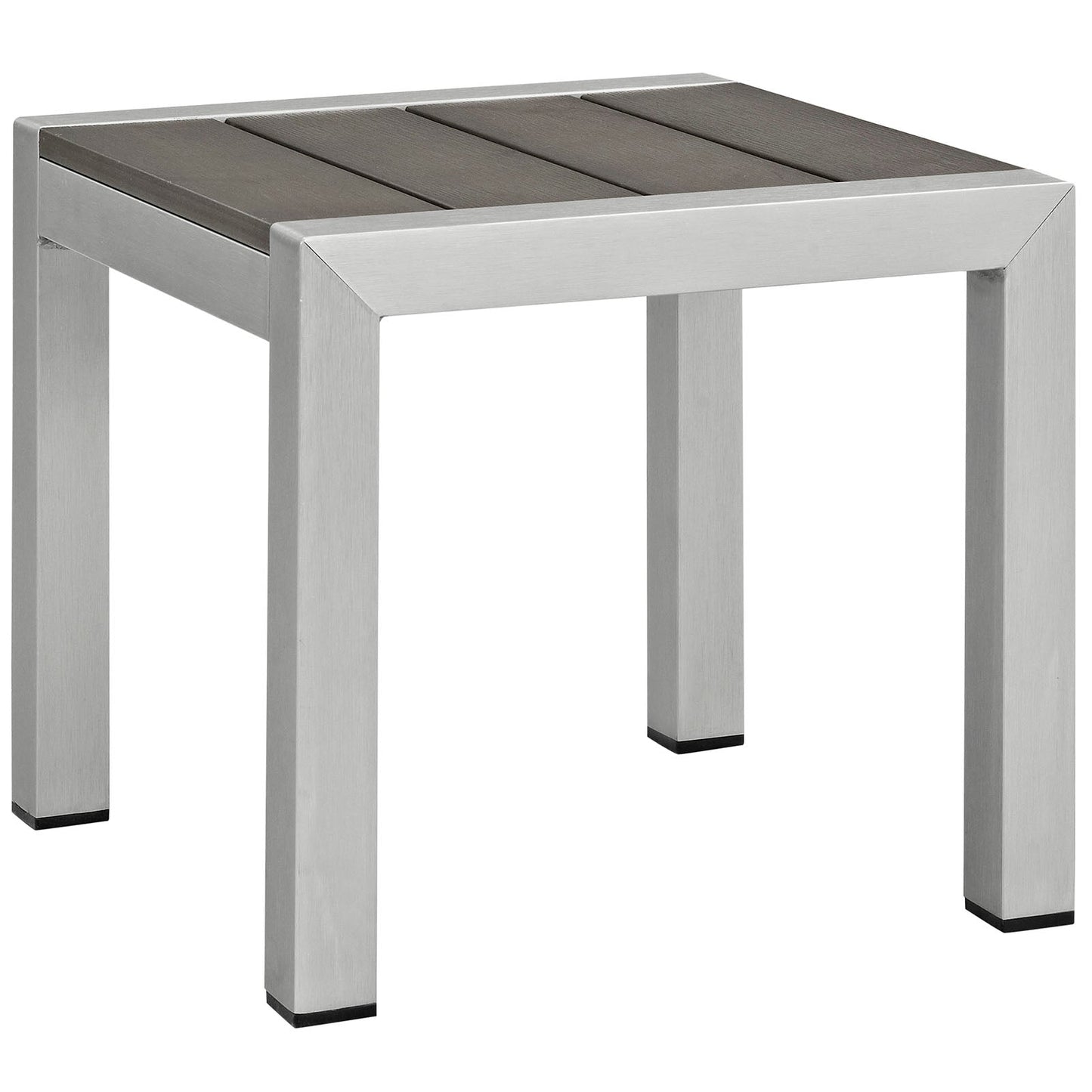 Shore 6 Piece Outdoor Patio Aluminum Sectional Sofa Set by Modway