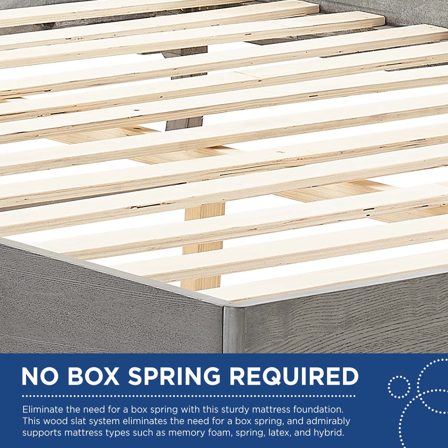 Sierra Cane and Wood Queen Platform Bed With Angular Legs by Modway