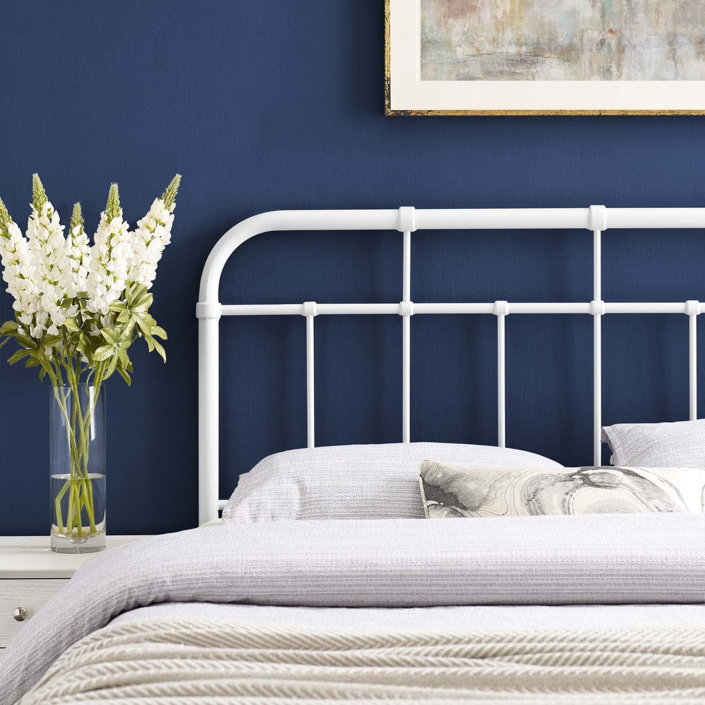 Alessia Metal Twin Headboard by Modway