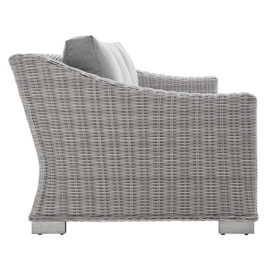 Conway Sunbrella¨ Outdoor Patio Wicker Rattan Sofa by Modway