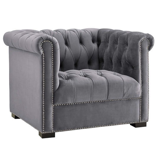 Heritage Performance Velvet Armchair by Modway