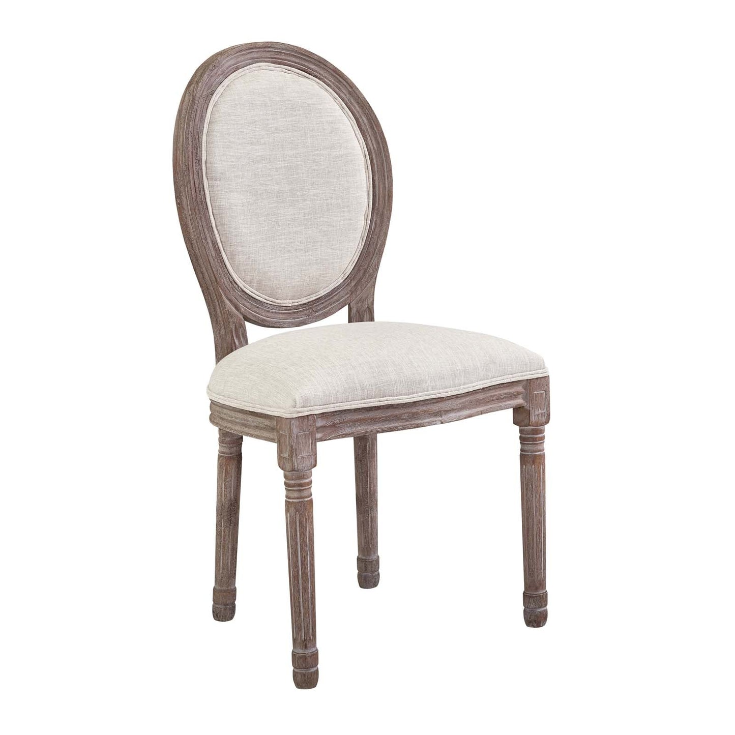 Emanate Upholstered Fabric Dining Side Chair Set of 4 by Modway
