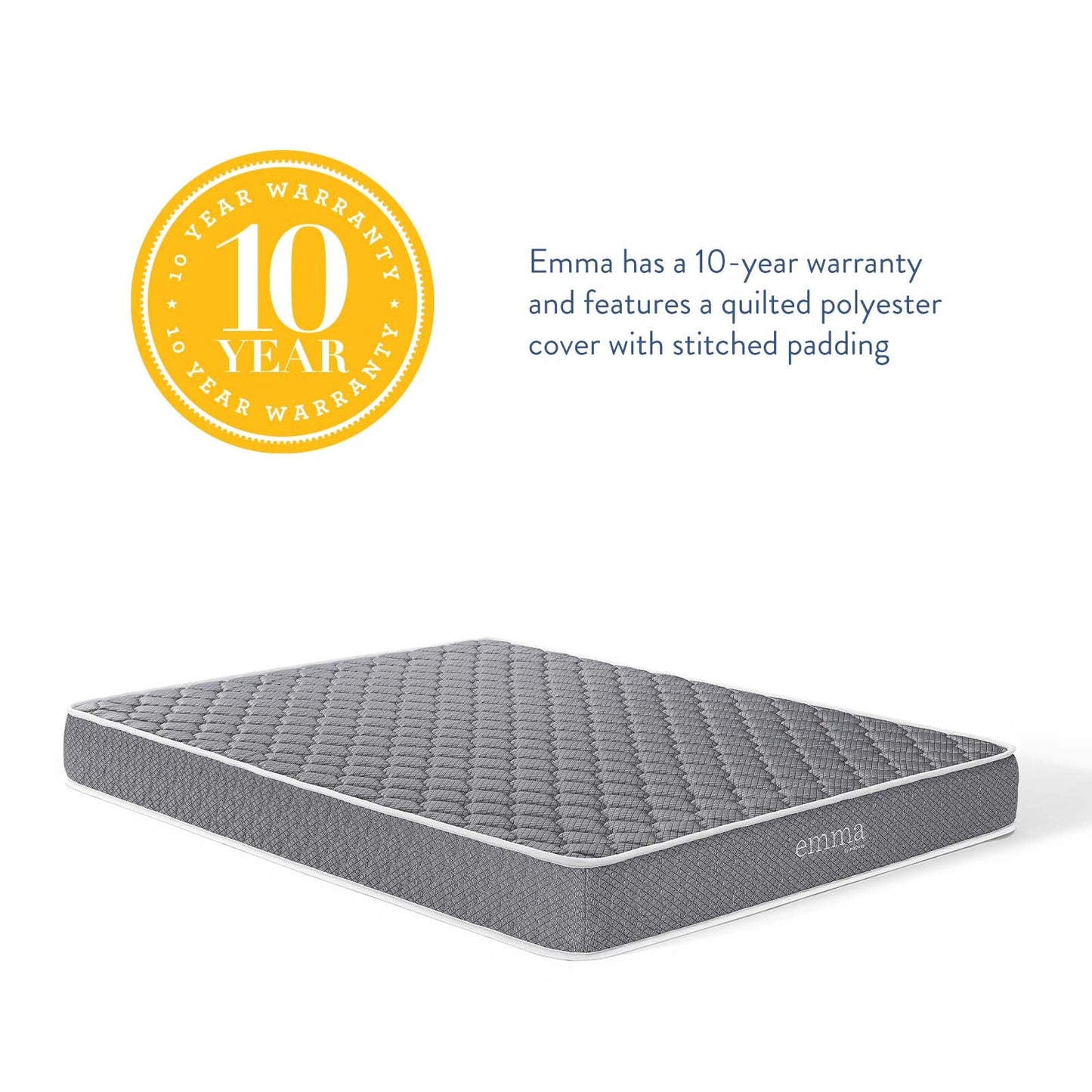 Mila 8" Queen Mattress by Modway