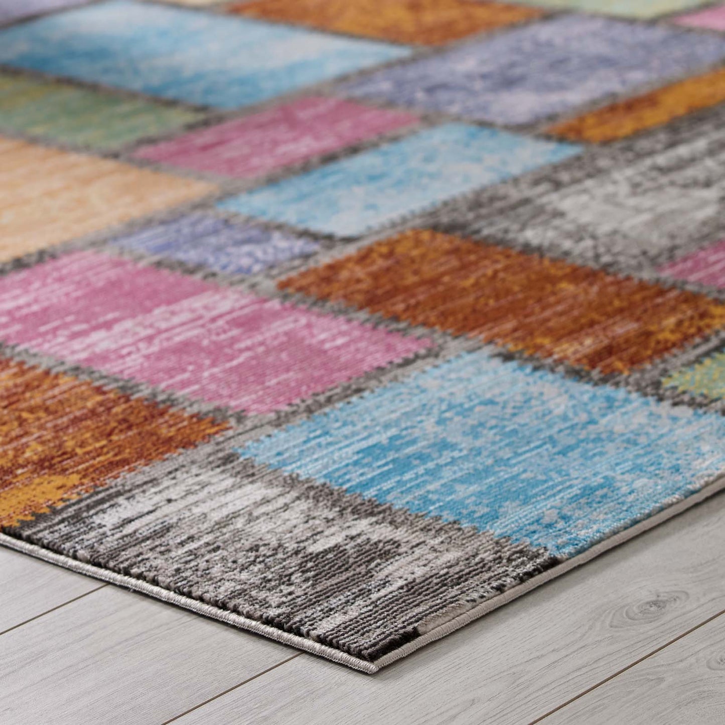 Success Nyssa Abstract Geometric Mosaic 4x6 Area Rug by Modway