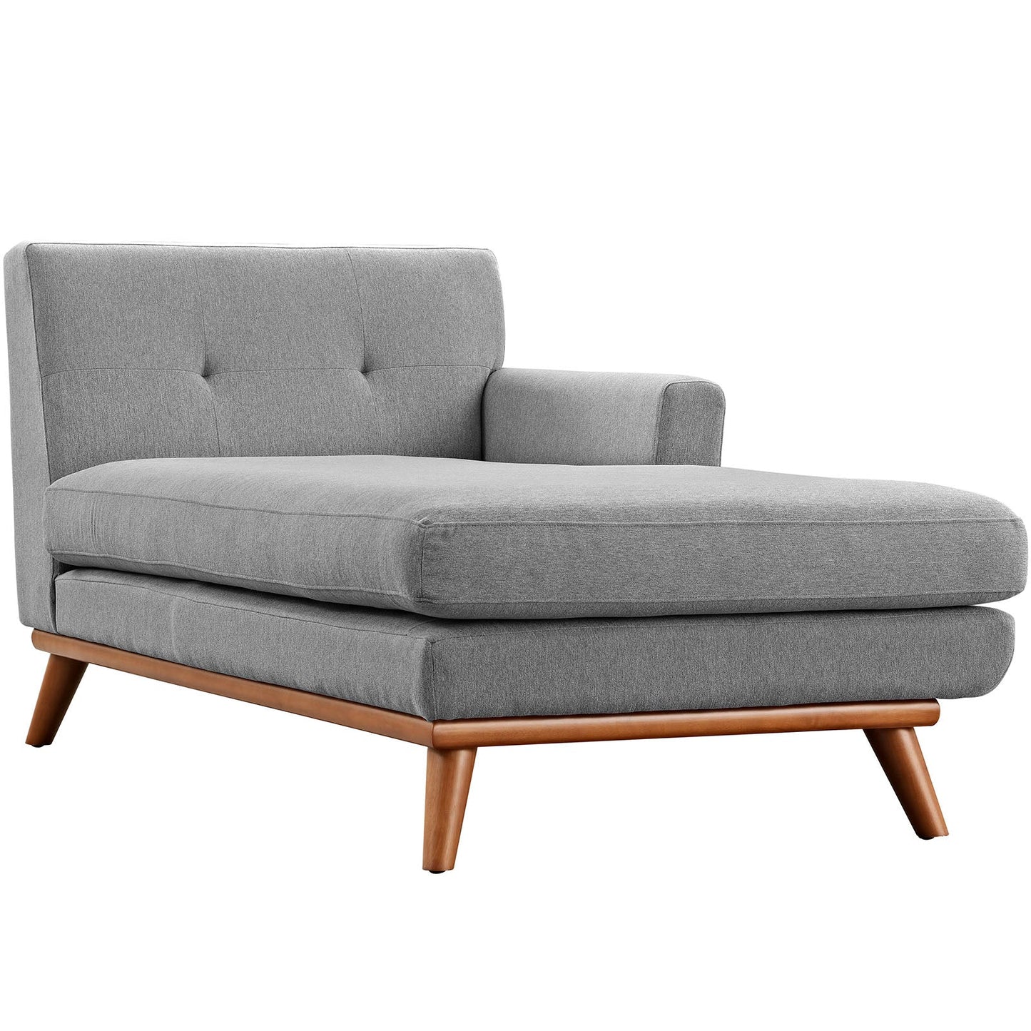 Engage Right-Facing Upholstered Fabric Chaise by Modway