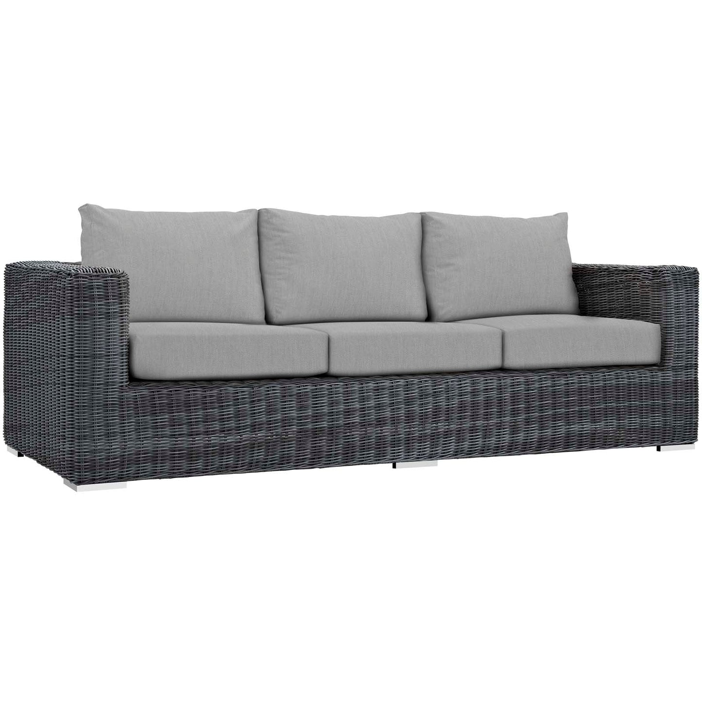 Summon 3 Piece Outdoor Patio Sunbrella¨ Sectional Set by Modway