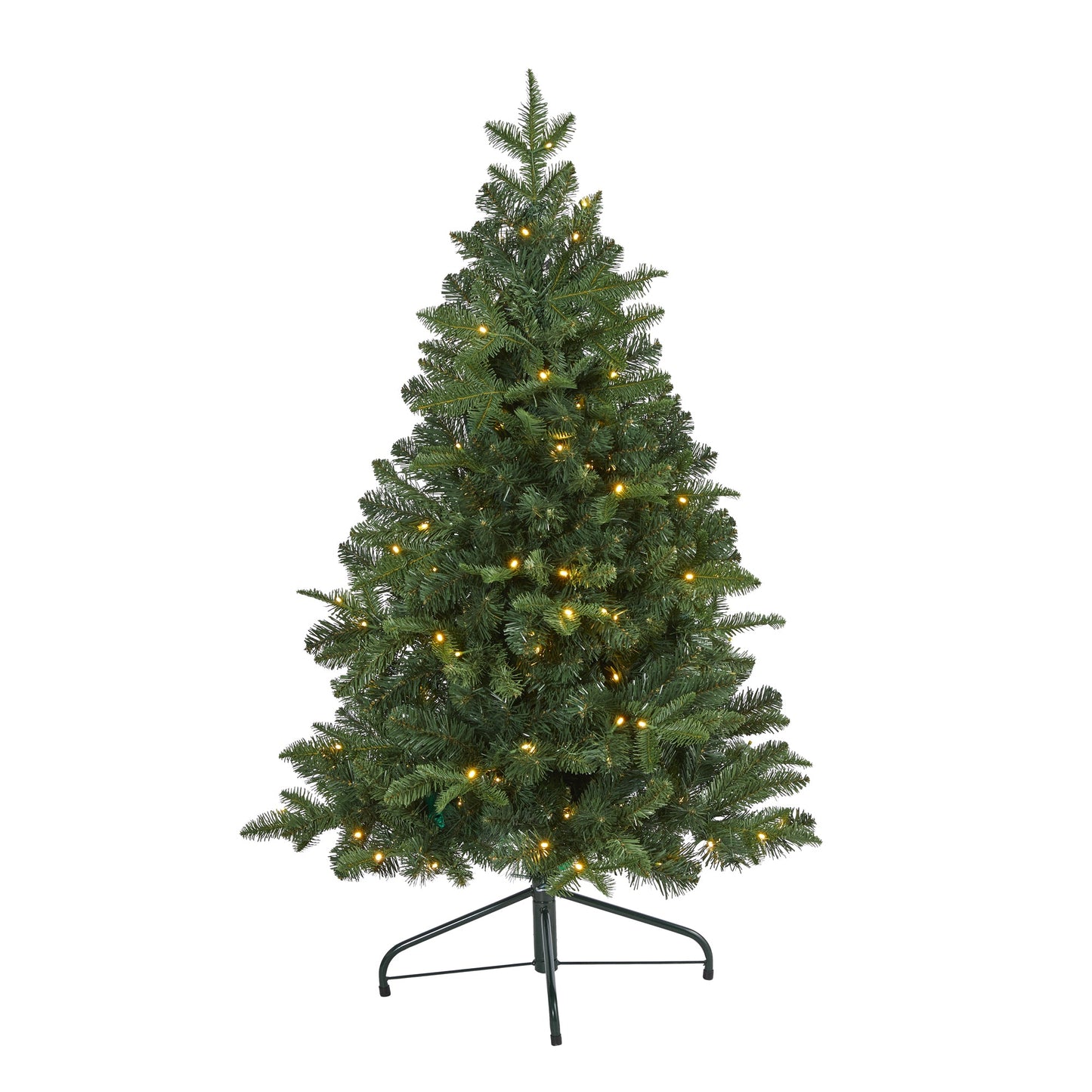 4' Grand Teton Spruce Flat Back Artificial Christmas Tree