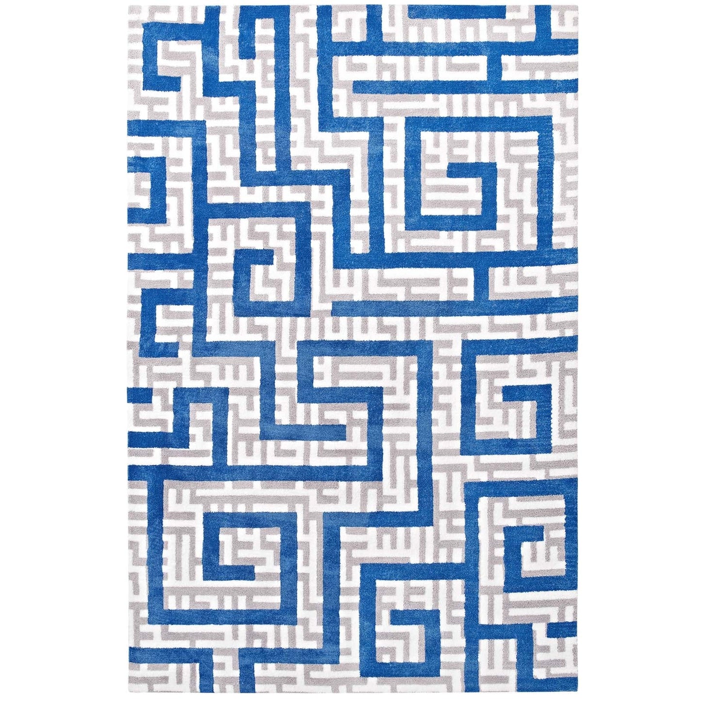 Nahia Geometric Maze 8x10 Area Rug by Modway