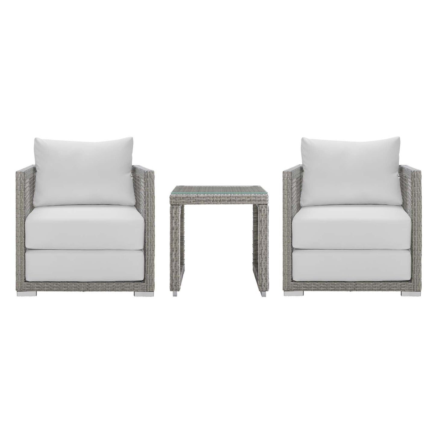 Aura 3 Piece Outdoor Patio Wicker Rattan Set by Modway