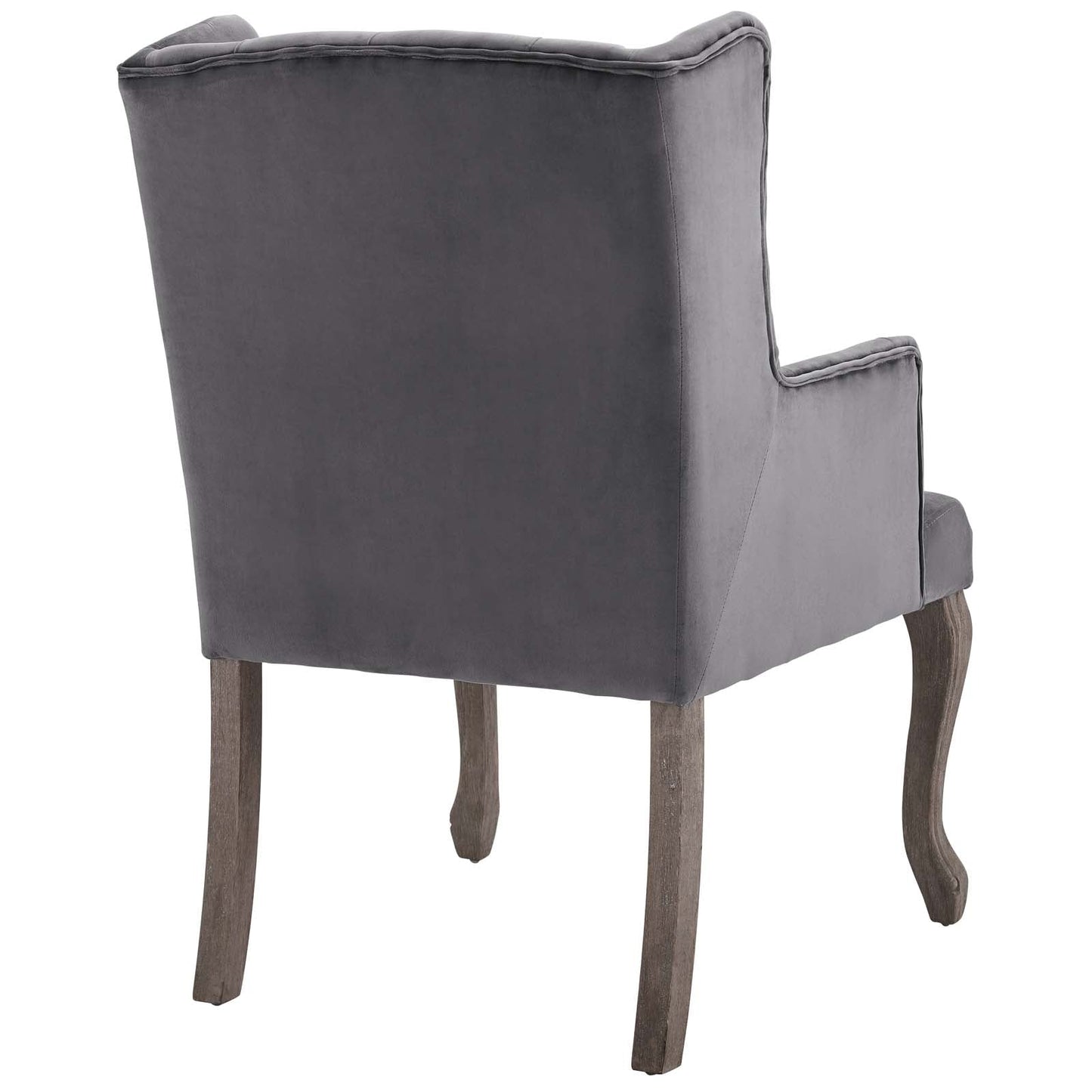 Realm French Vintage Dining Performance Velvet Armchair by Modway
