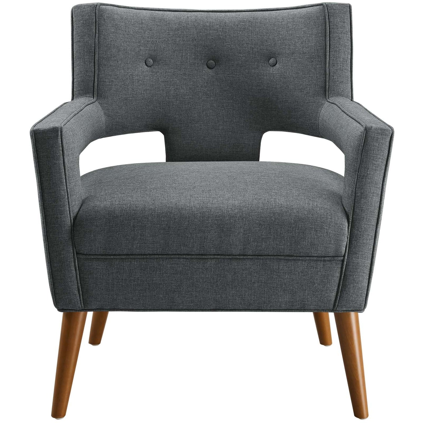 Sheer Upholstered Fabric Armchair by Modway