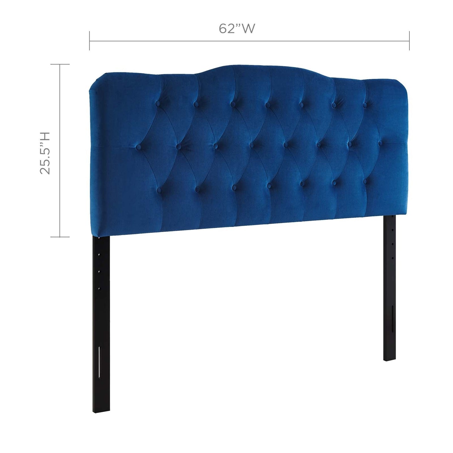 Annabel Diamond Tufted Performance Velvet Queen Headboard by Modway